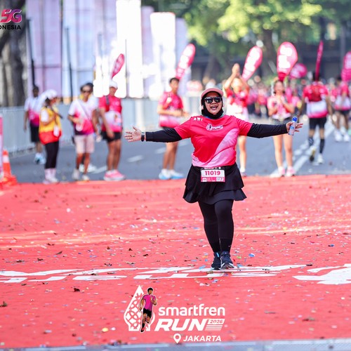 Race photo from SMARTFREN RUN 2026