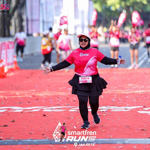 Race photo from SMARTFREN RUN 2026