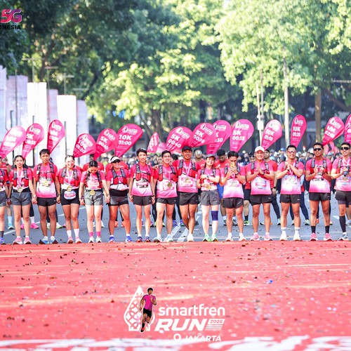 Race photo from SMARTFREN RUN 2026