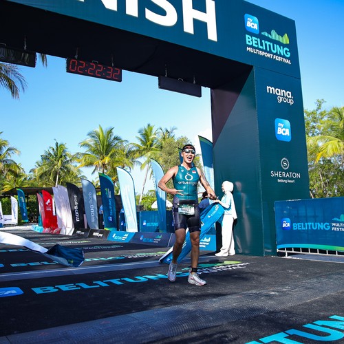 Race photo from Belitung Multisport Festival