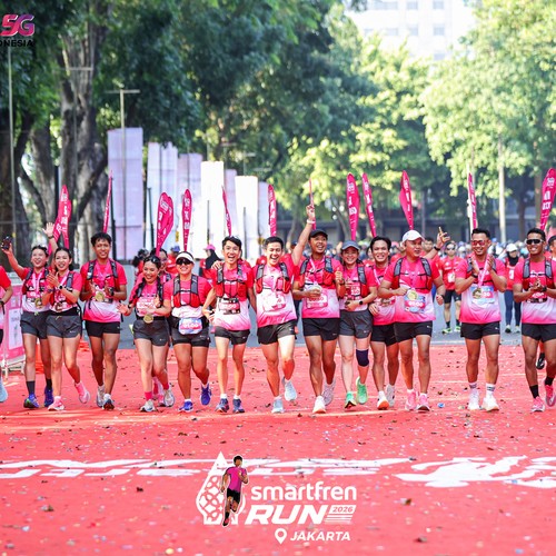 Race photo from SMARTFREN RUN 2026