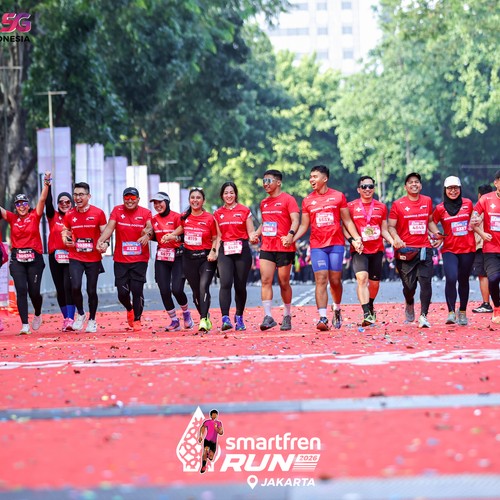 Race photo from SMARTFREN RUN 2026
