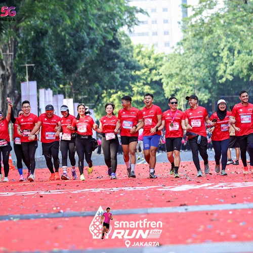 Race photo from SMARTFREN RUN 2026