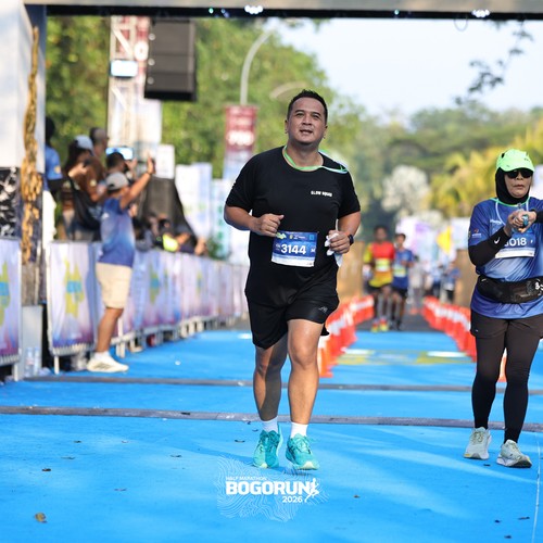 Race photo from BOGORUN 2026