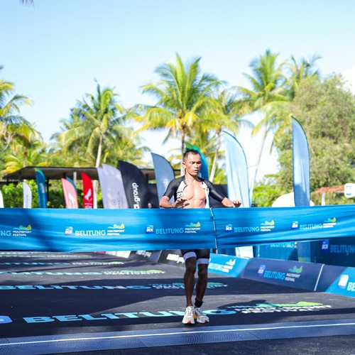 Race photo from Belitung Multisport Festival