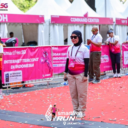Race photo from SMARTFREN RUN 2026
