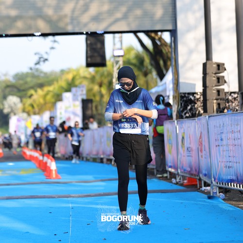 Race photo from BOGORUN 2026