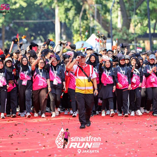 Race photo from SMARTFREN RUN 2026