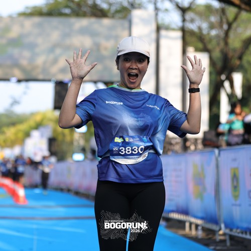 Race photo from BOGORUN 2026