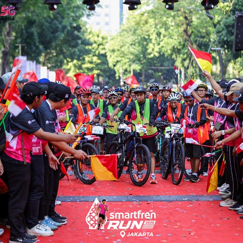 Race photo from SMARTFREN RUN 2026