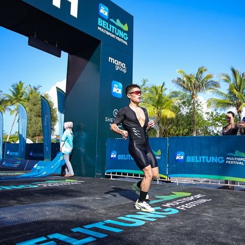 Race photo from Belitung Multisport Festival