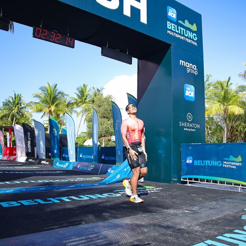 Race photo from Belitung Multisport Festival