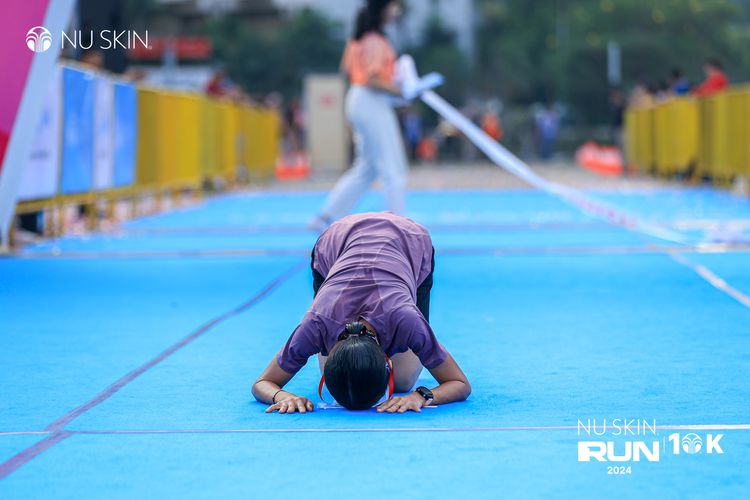 Race photo from Nu Skin Run 10K