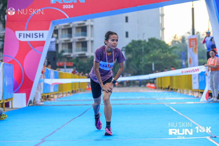 Race photo from Nu Skin Run 10K
