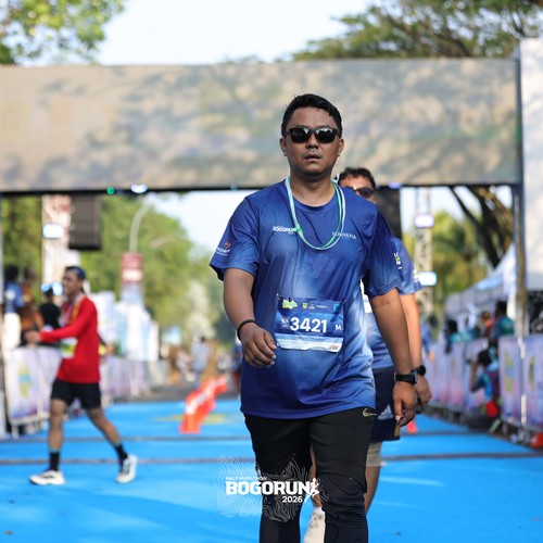 Race photo from BOGORUN 2026