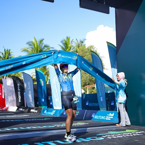 Race photo from Belitung Multisport Festival