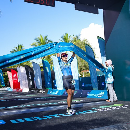 Race photo from Belitung Multisport Festival
