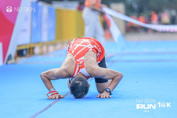 Race photo from Nu Skin Run 10K