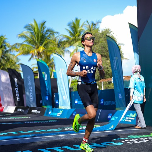 Race photo from Belitung Multisport Festival