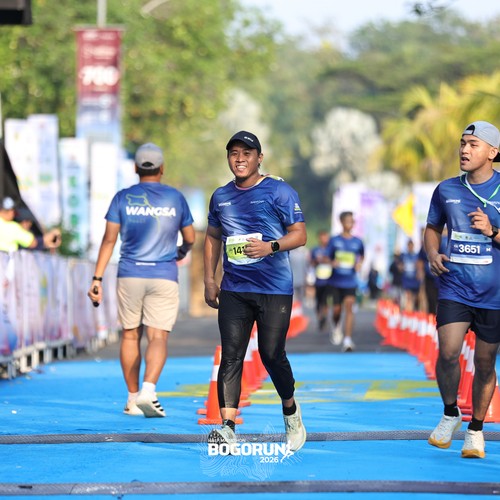 Race photo from BOGORUN 2026