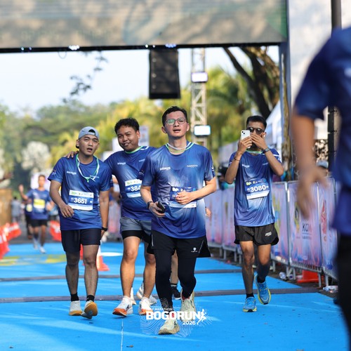 Race photo from BOGORUN 2026