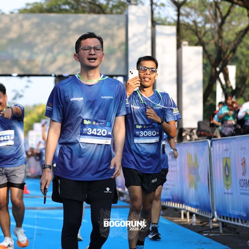 Race photo from BOGORUN 2026