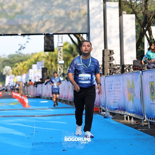 Race photo from BOGORUN 2026