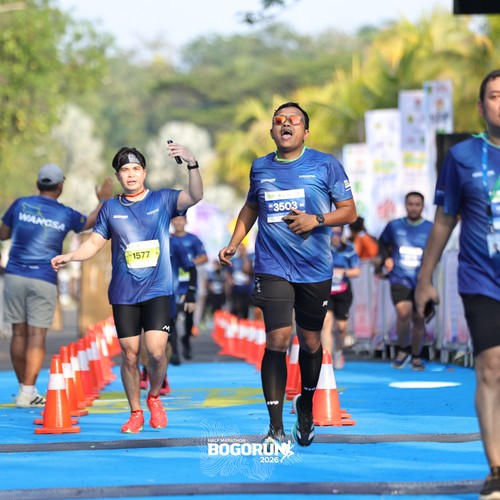 Race photo from BOGORUN 2026
