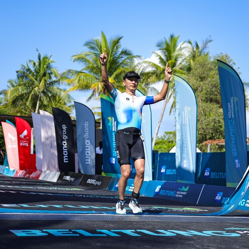 Race photo from Belitung Multisport Festival