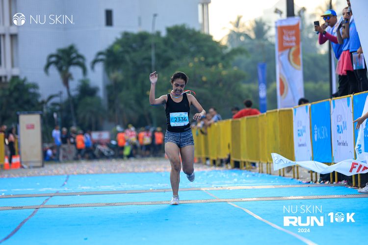 Race photo from Nu Skin Run 10K