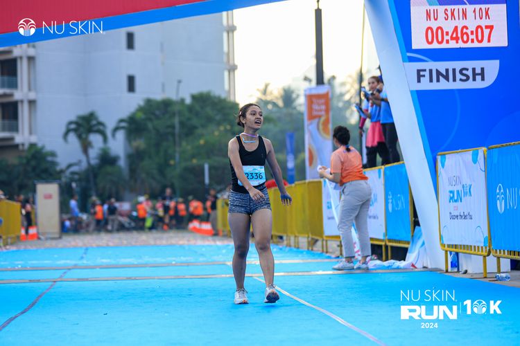 Race photo from Nu Skin Run 10K