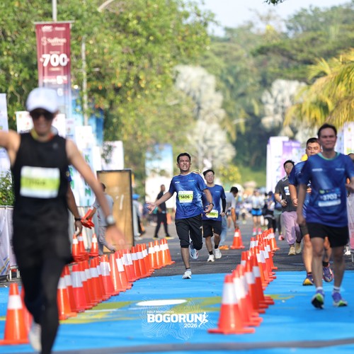Race photo from BOGORUN 2026