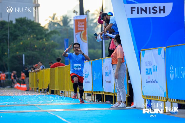Race photo from Nu Skin Run 10K