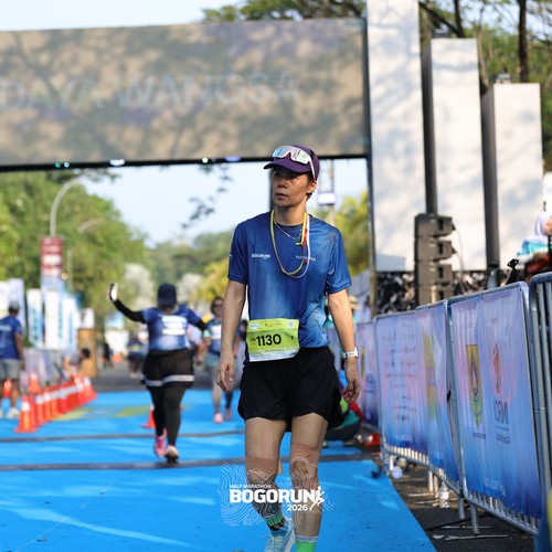 Race photo from BOGORUN 2026