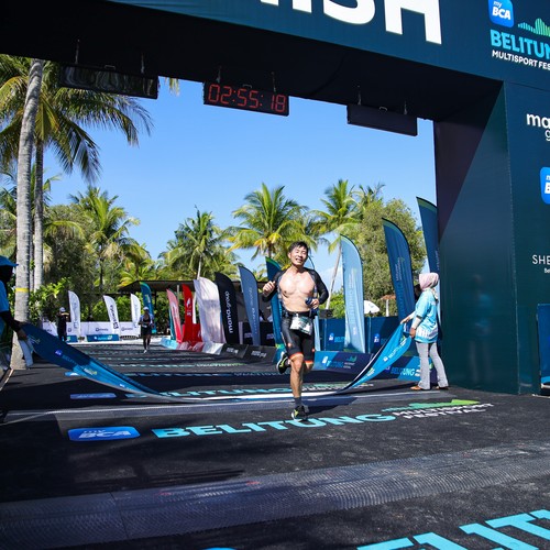 Race photo from Belitung Multisport Festival