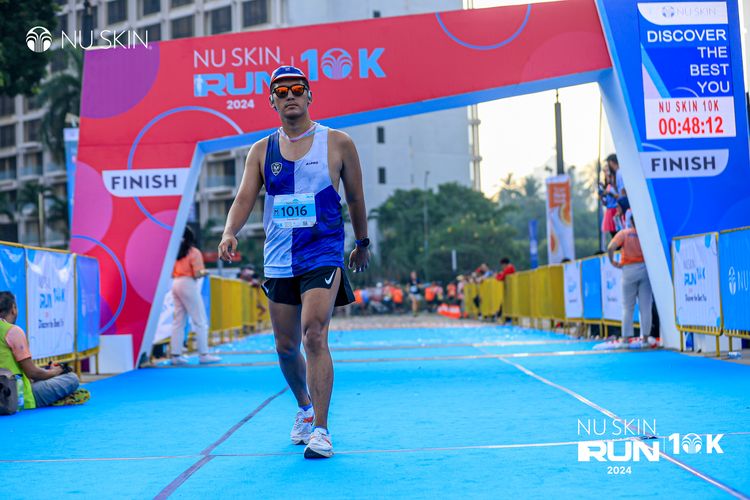 Race photo from Nu Skin Run 10K