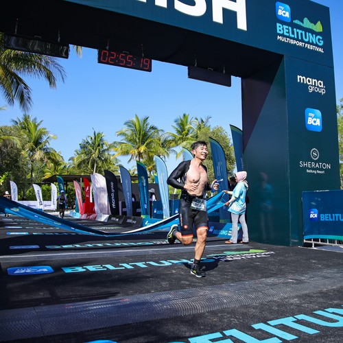 Race photo from Belitung Multisport Festival