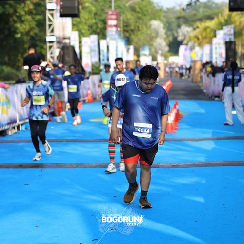 Race photo from BOGORUN 2026