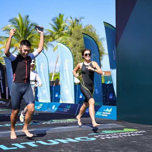 Race photo from Belitung Multisport Festival