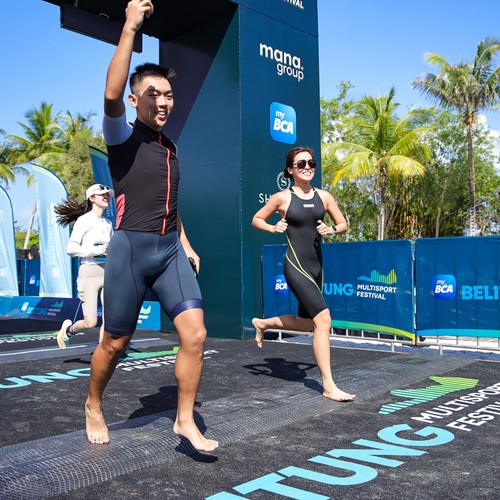 Race photo from Belitung Multisport Festival