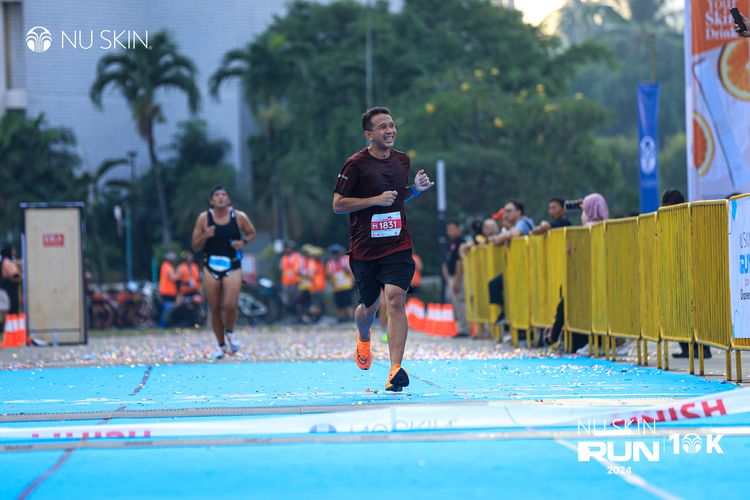 Race photo from Nu Skin Run 10K