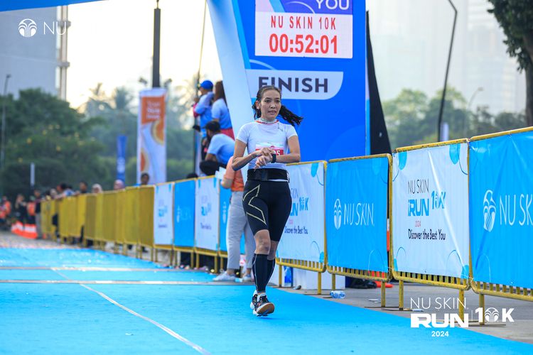 Race photo from Nu Skin Run 10K