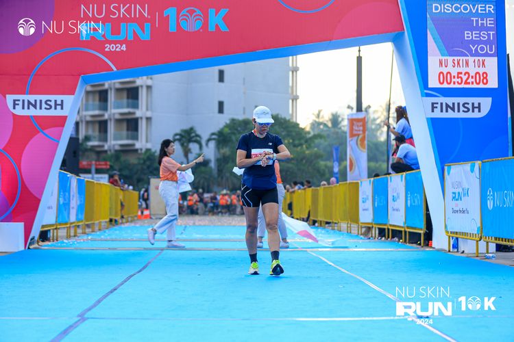 Race photo from Nu Skin Run 10K