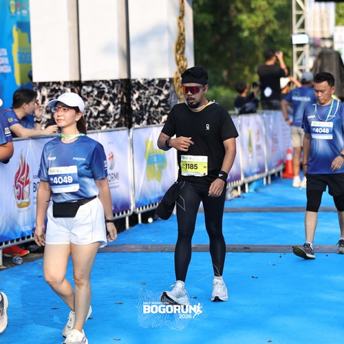 Race photo from BOGORUN 2026
