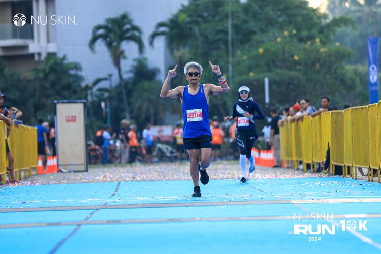 Race photo from Nu Skin Run 10K