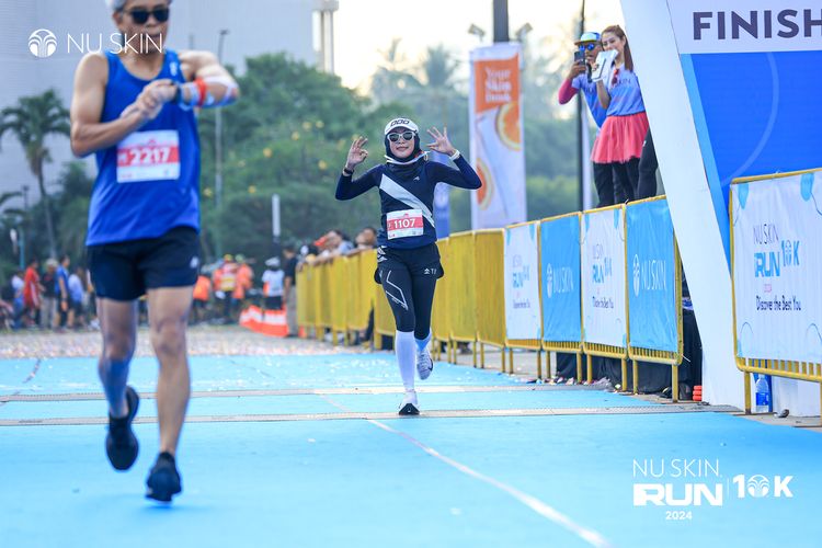 Race photo from Nu Skin Run 10K