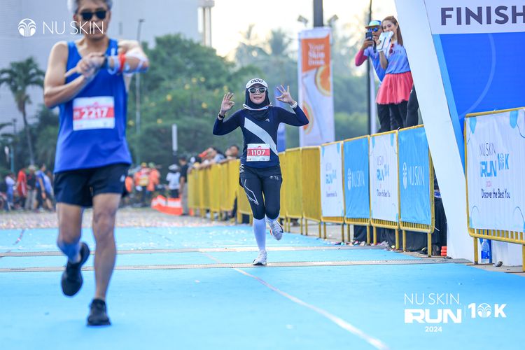 Race photo from Nu Skin Run 10K