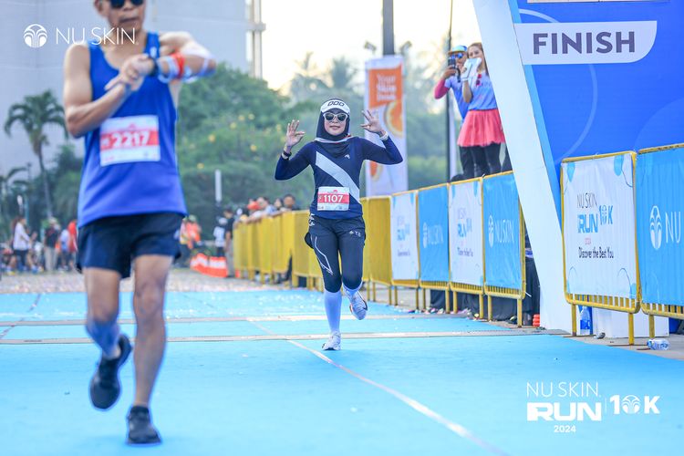 Race photo from Nu Skin Run 10K