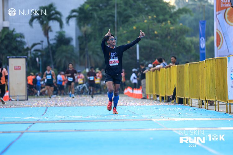 Race photo from Nu Skin Run 10K