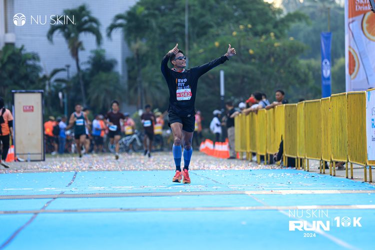Race photo from Nu Skin Run 10K
